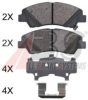 HYUNDAI 58101B9A70 Brake Pad Set, disc brake